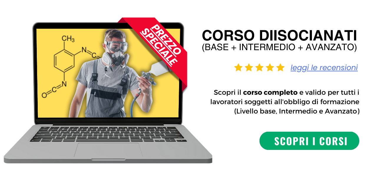 Corso di formazione online sull'utilizzo dei Diisocianati